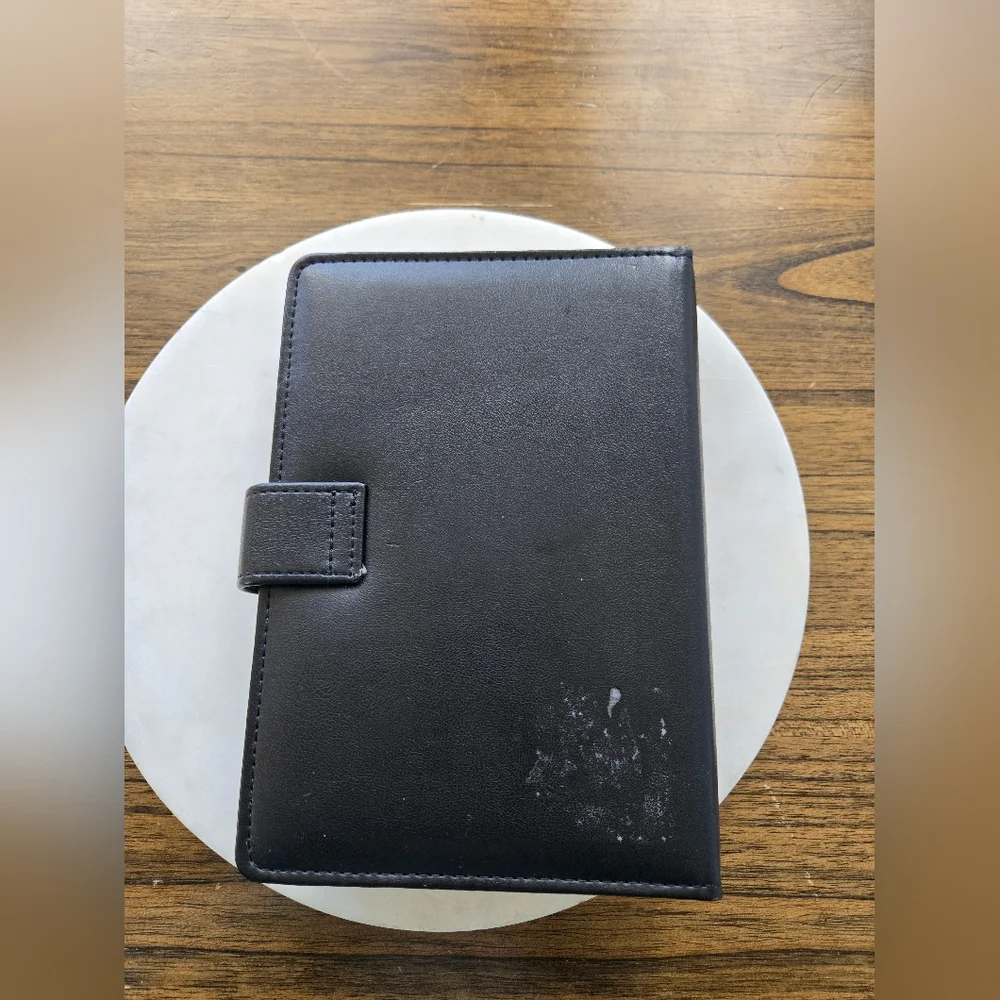 Vintage Cambridge Black Binder Planner Cover